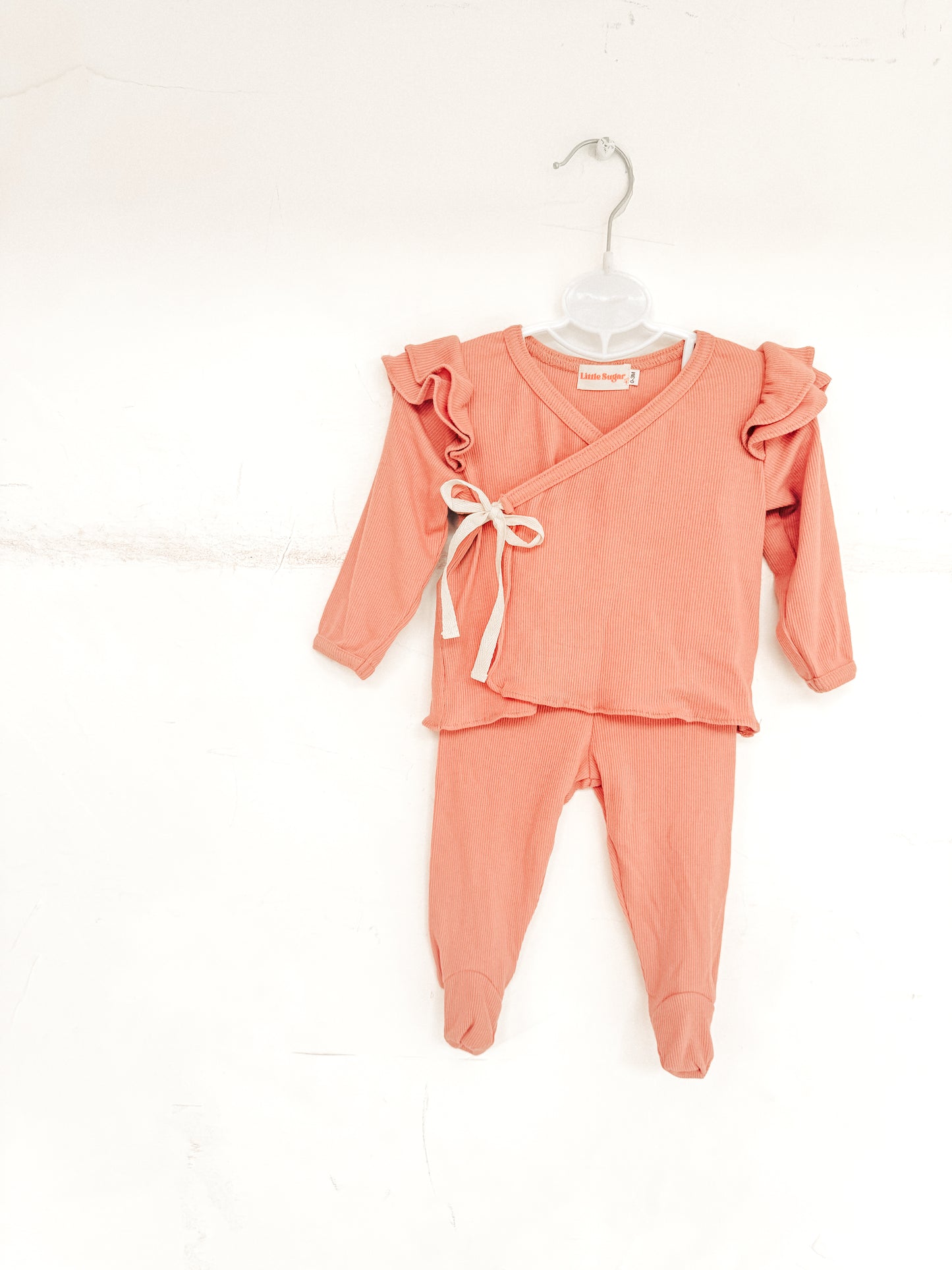 The Gracie Ribbed Set - Pink