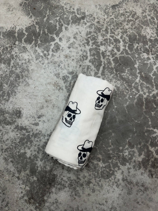 Cowboy Skull | Muslin Blanket