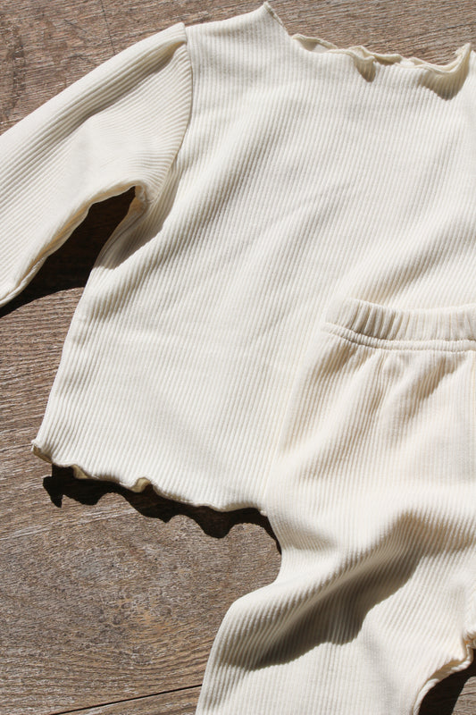 ButterCream Ribbed Set