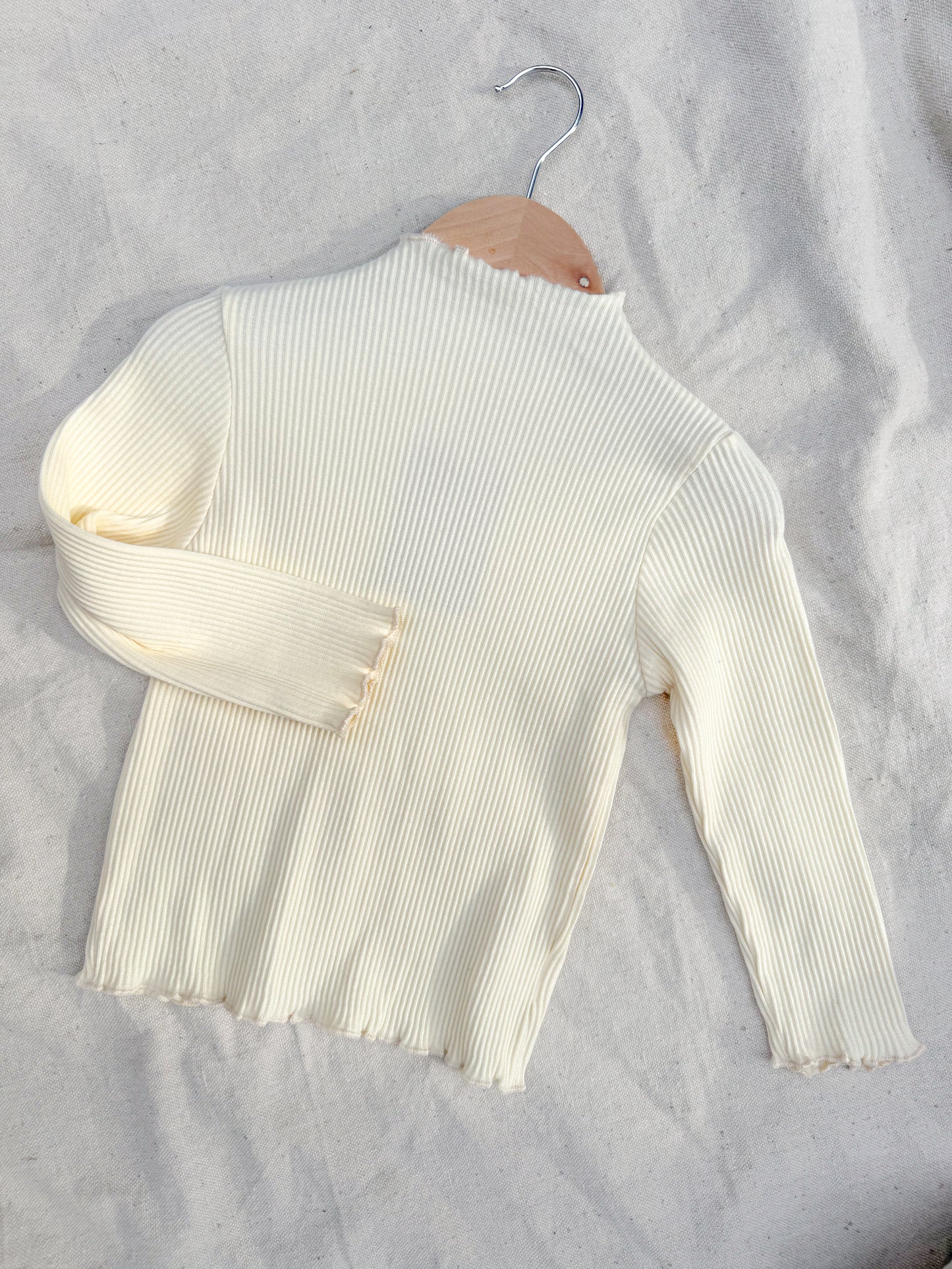 Ribbed Buttercream Long Sleeve