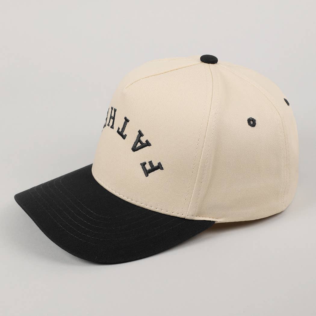 FATHER Upside Down Embroidery Two-Tone Cap
