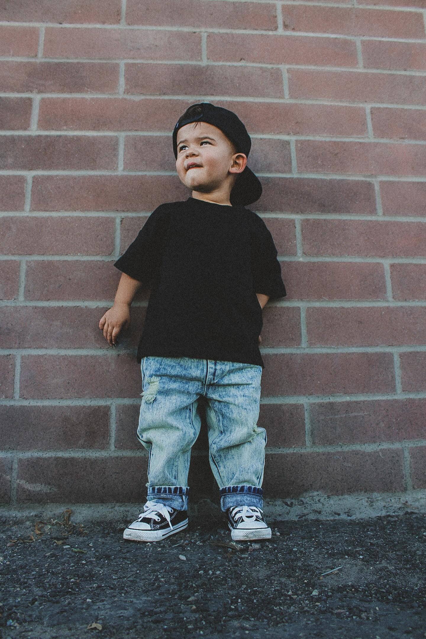 Toddler Relaxed Straight Light Acid Wash Denim