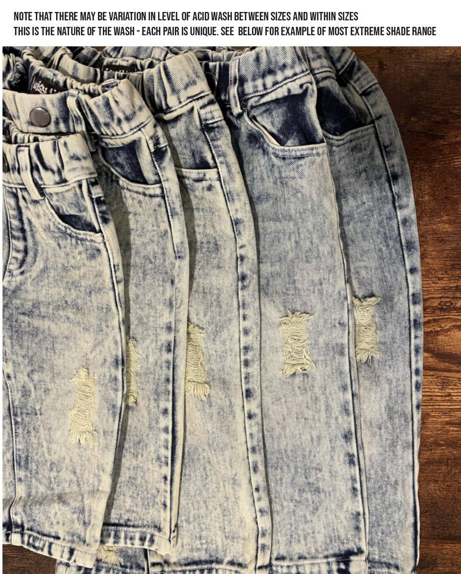 Toddler Relaxed Straight Light Acid Wash Denim