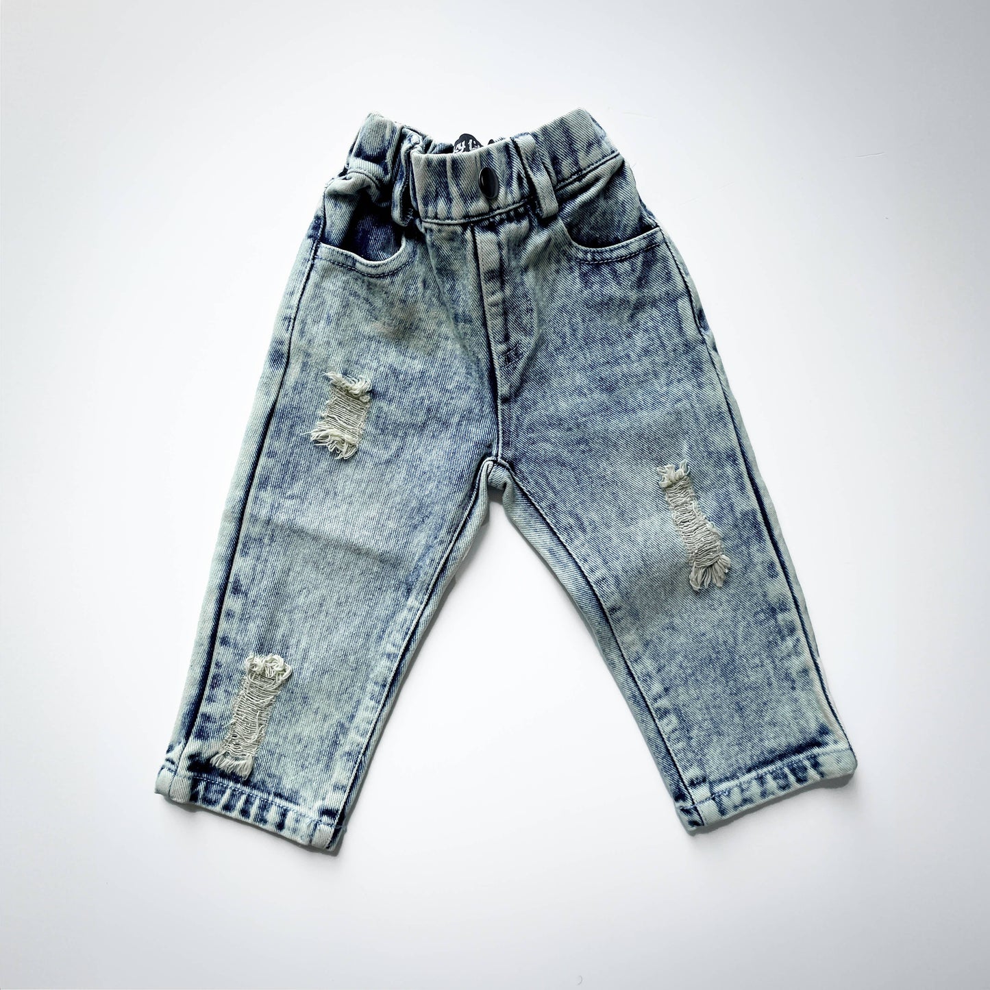 Toddler Relaxed Straight Light Acid Wash Denim