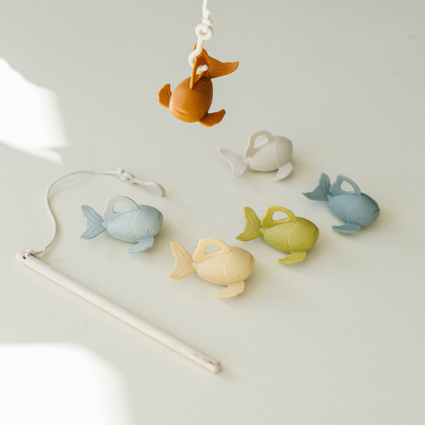 Silicone and Wood Fishing Play Set | Easter Basket Stuffer