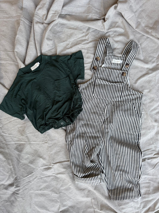 The Evergreen Bamboo Bubble Romper