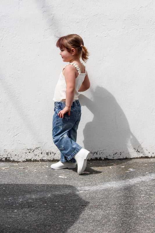 The Blue Bow Jeans