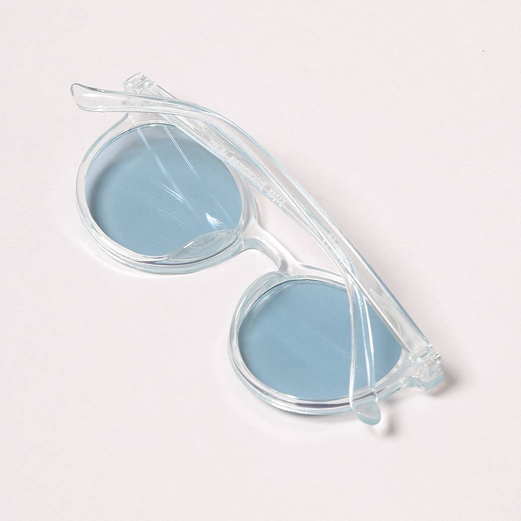 Kid's Round Bold Tinted Sunglasses