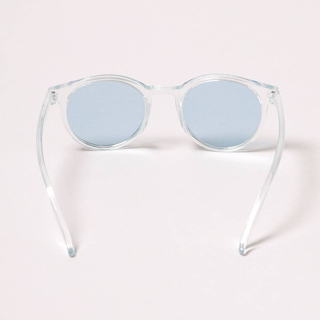 Kid's Round Bold Tinted Sunglasses
