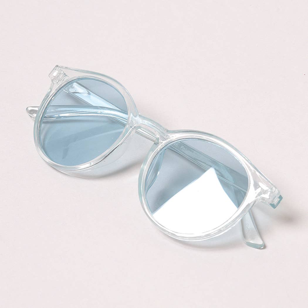 Kid's Round Bold Tinted Sunglasses