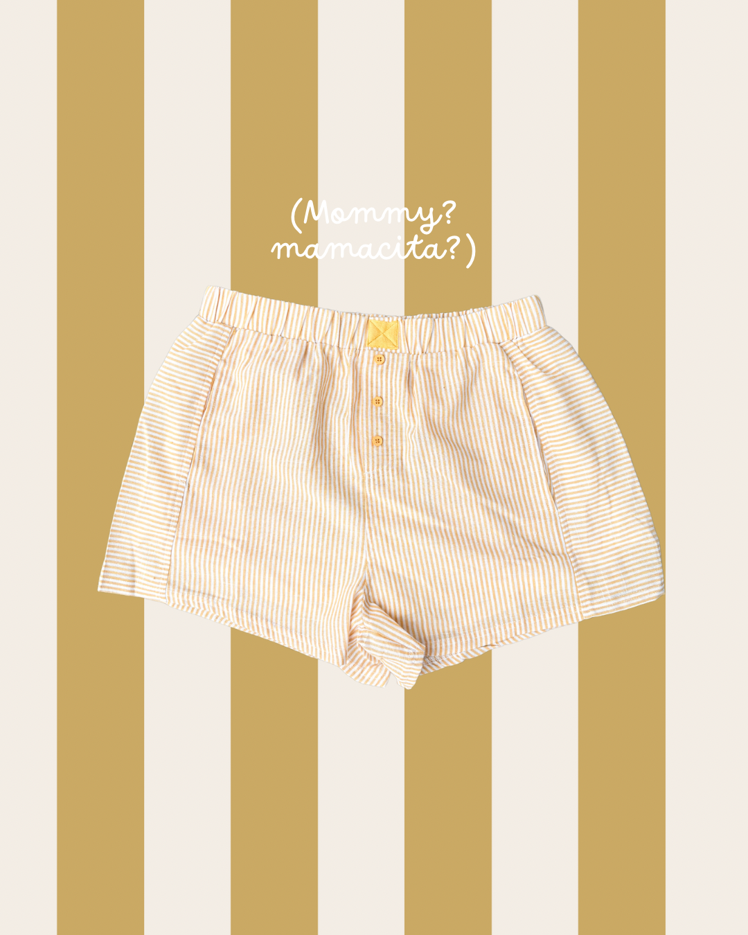 Women’s Yellow Boxer Shorts