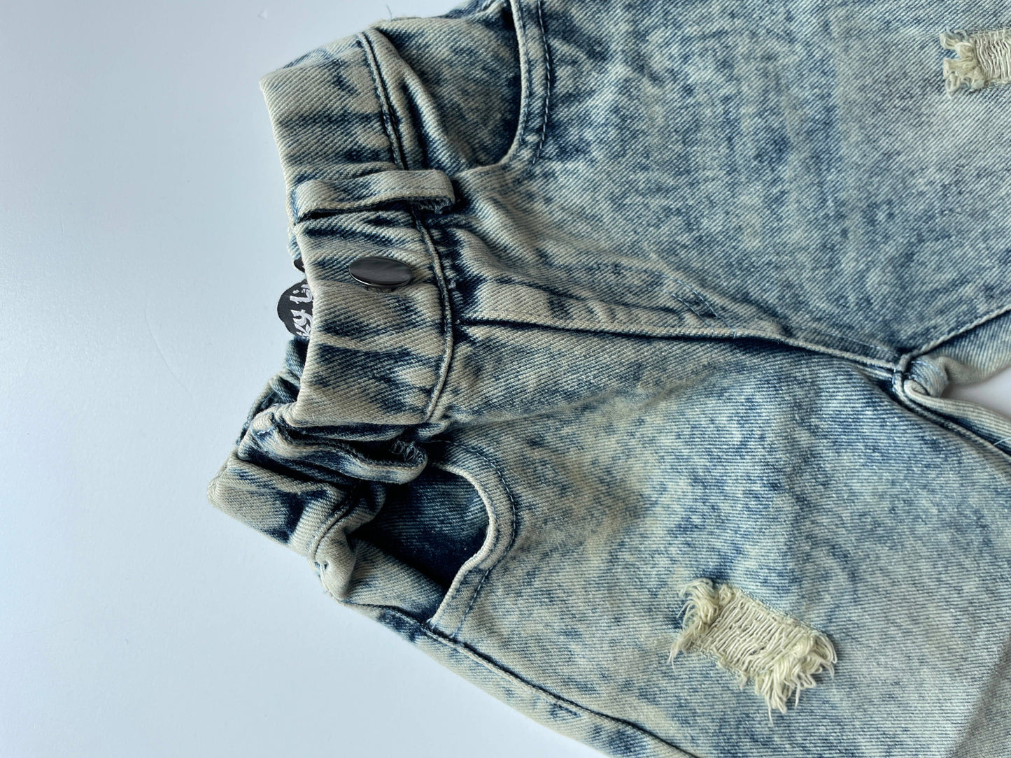 Toddler Relaxed Straight Light Acid Wash Denim