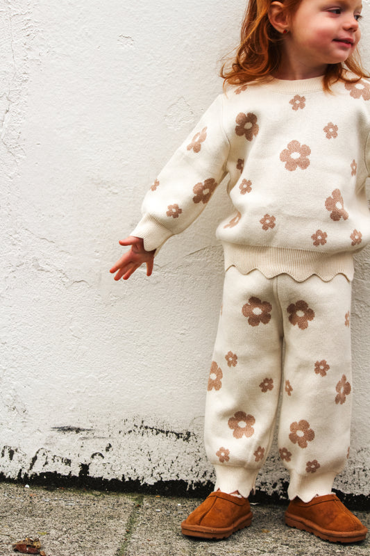 The Knit Floral Set