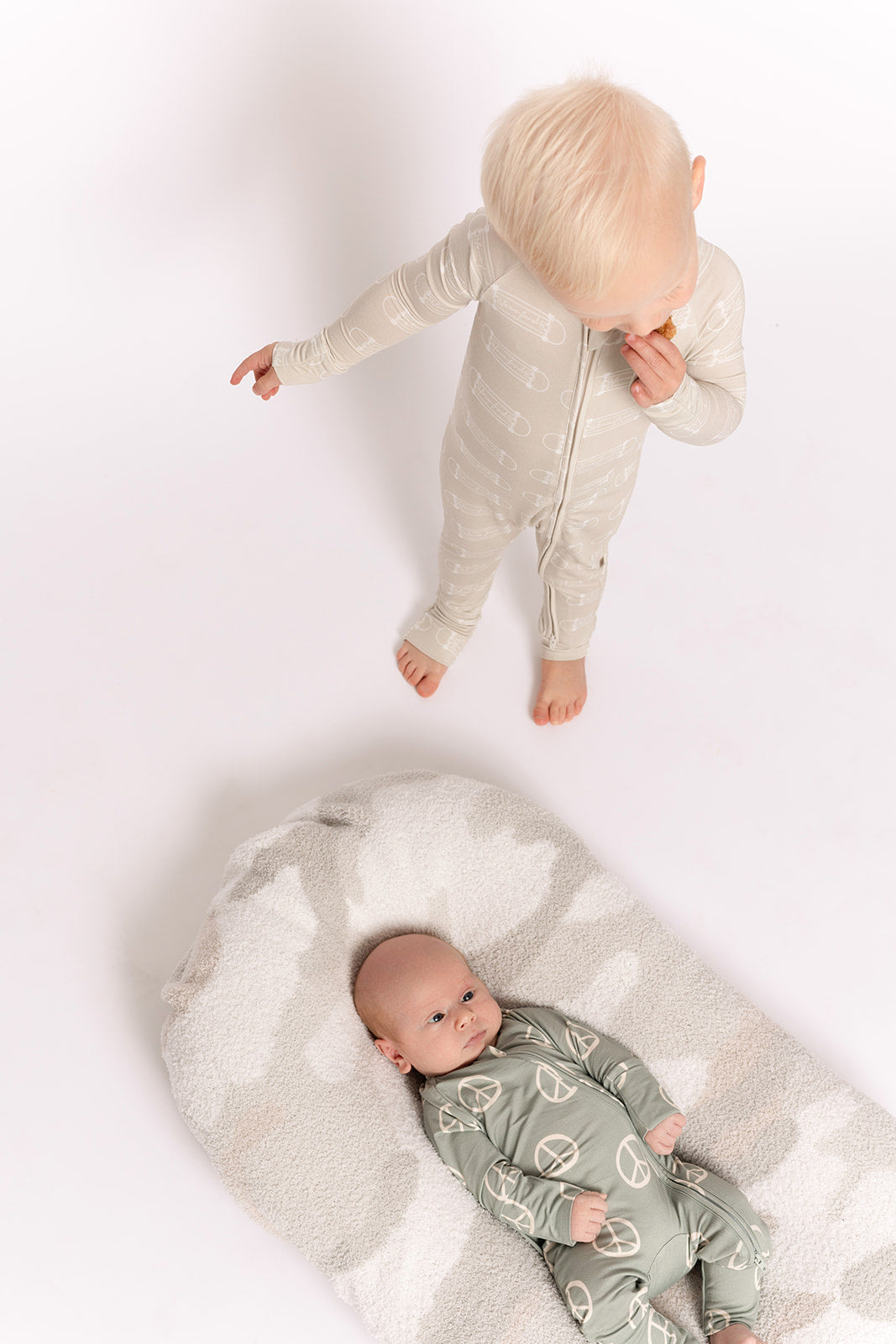 Bamboo Zip Pajamas | Peace