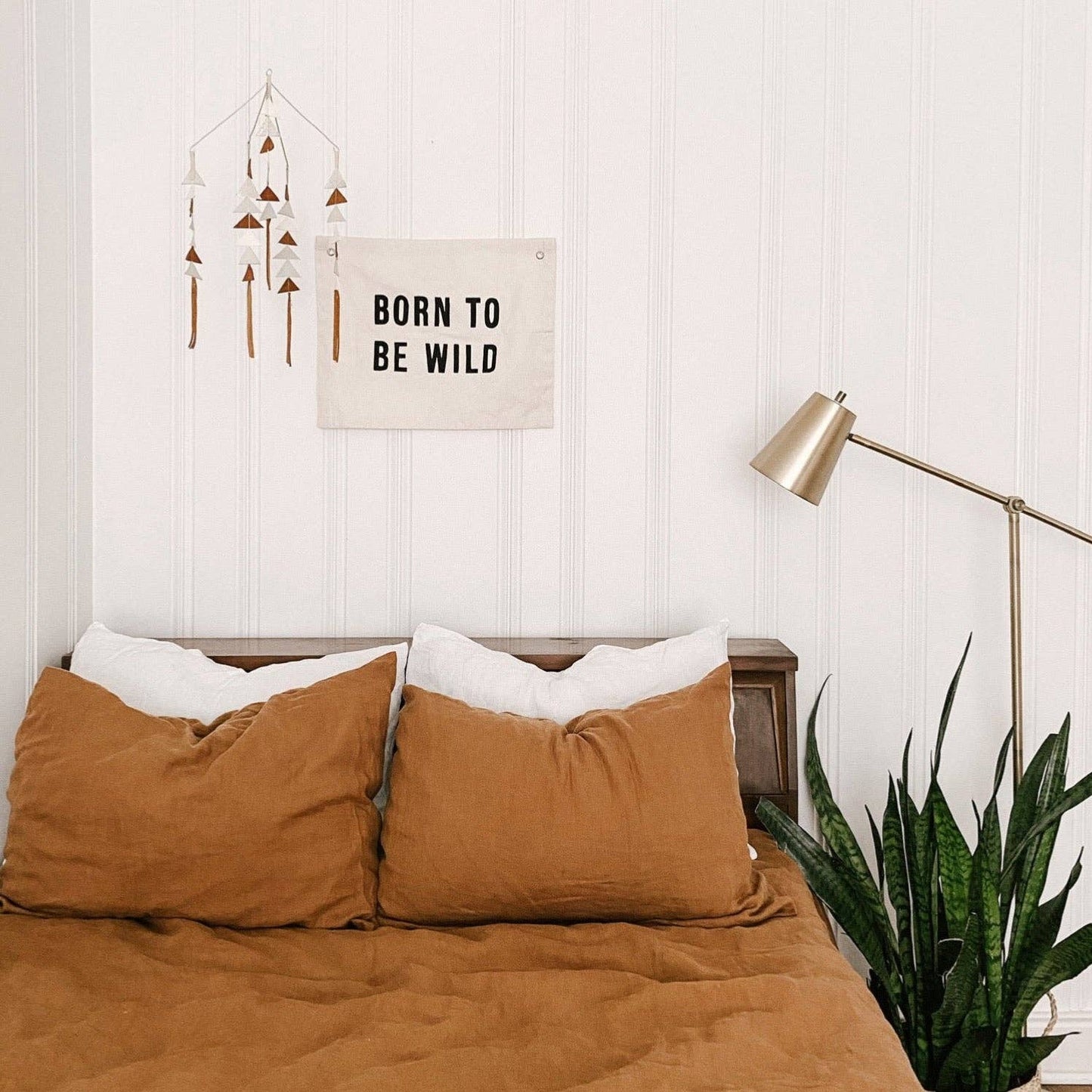 Born To Be Wild Canvas Banner | Handmade Wall Flag