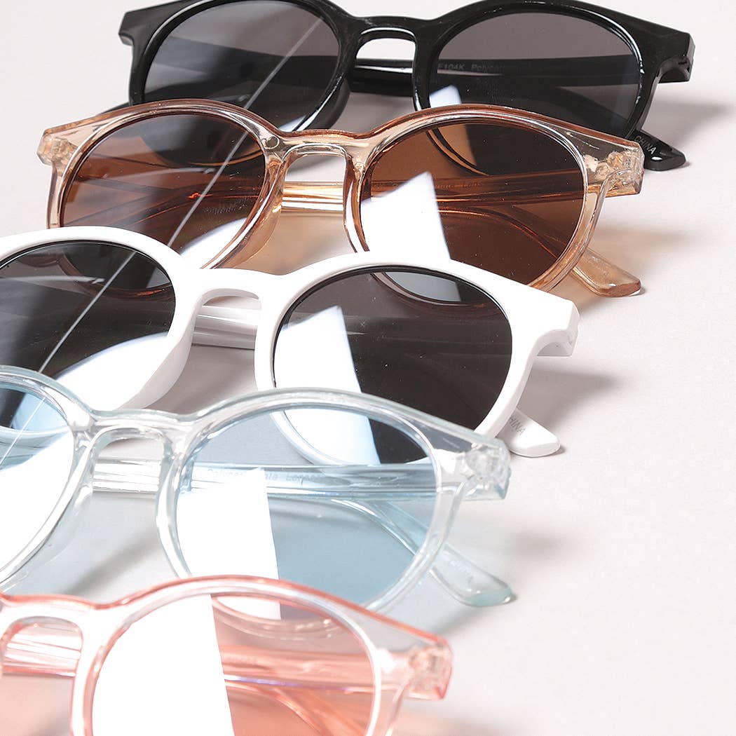 Kid's Round Bold Tinted Sunglasses