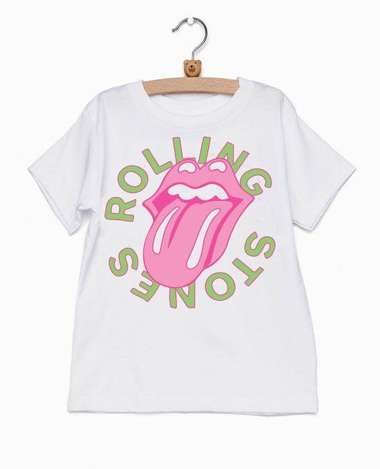 Rolling Stones Neon Puff Band Tee up