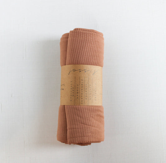 Toffee Brown Bamboo Swaddle