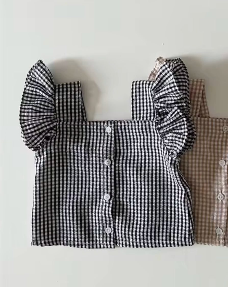 Gingham Girlies Set (black)