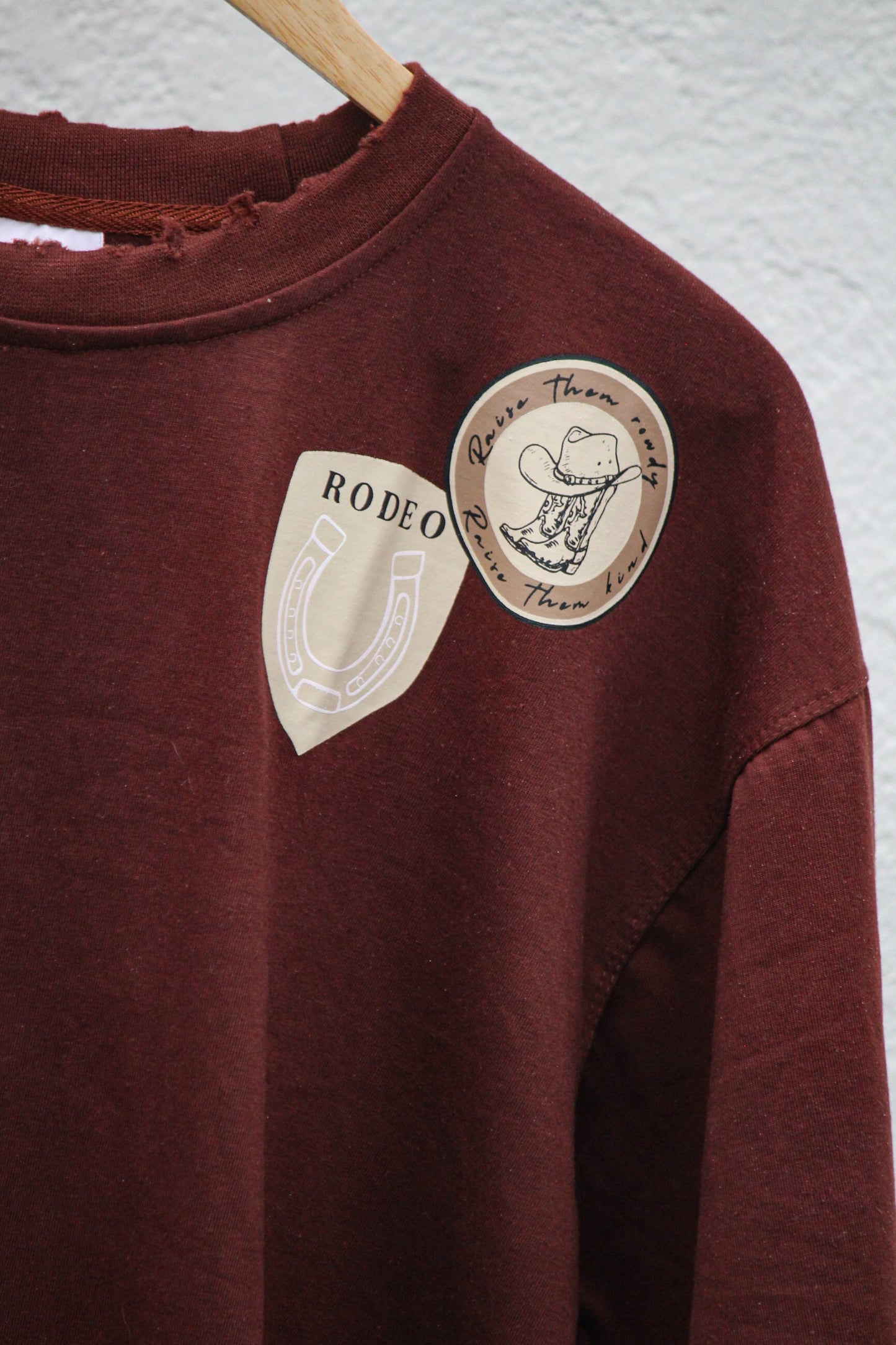 Mother Hood Rodeo Tee - Chocolate Brown