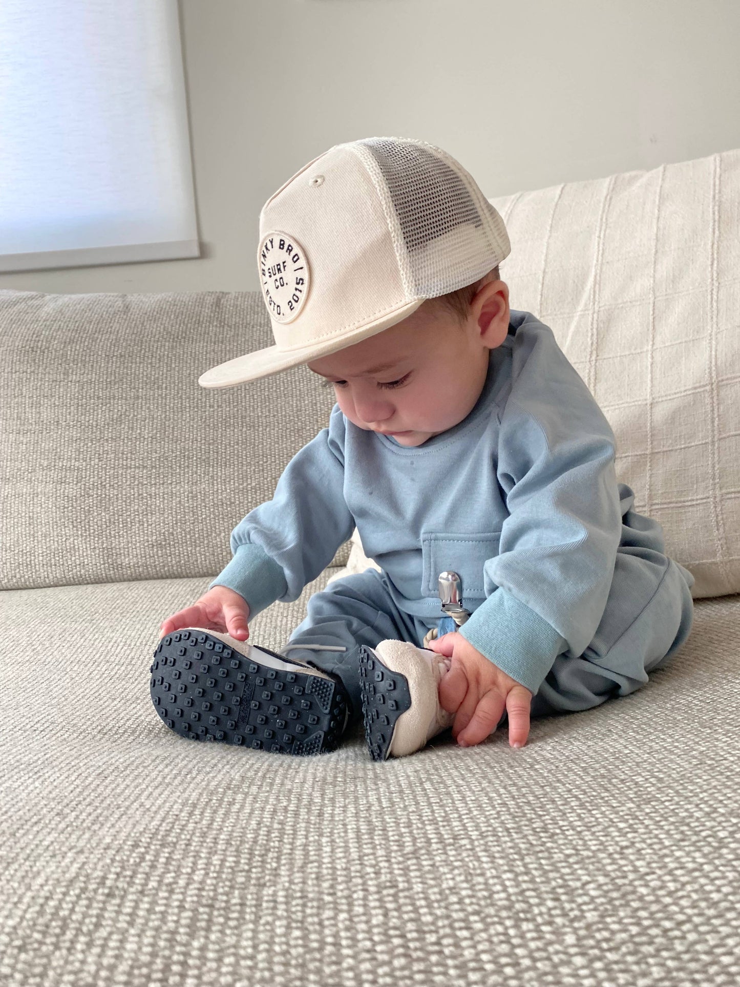 Raglan Playwear Set in Dusty Blue