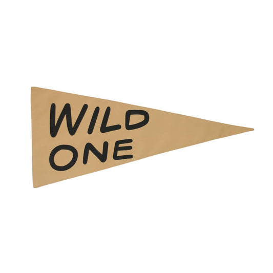 Wild One Canvas Pennant