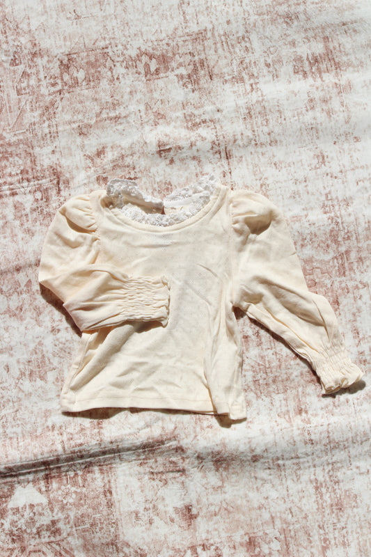 Pointelle long sleeve