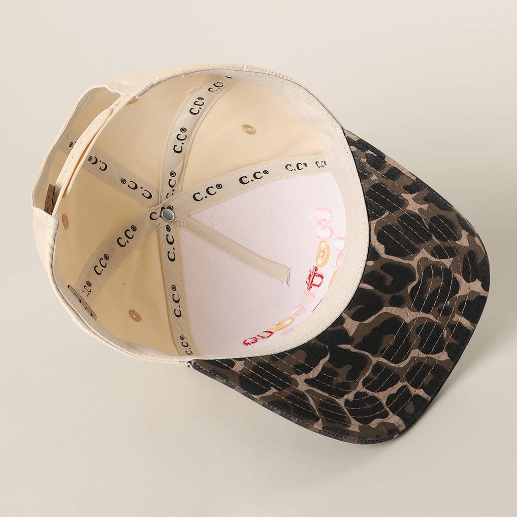 Motherhood Embroidery Two-Tone Trucker Hat