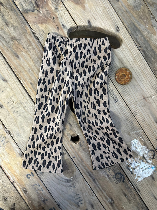 Leopard Flare Pants