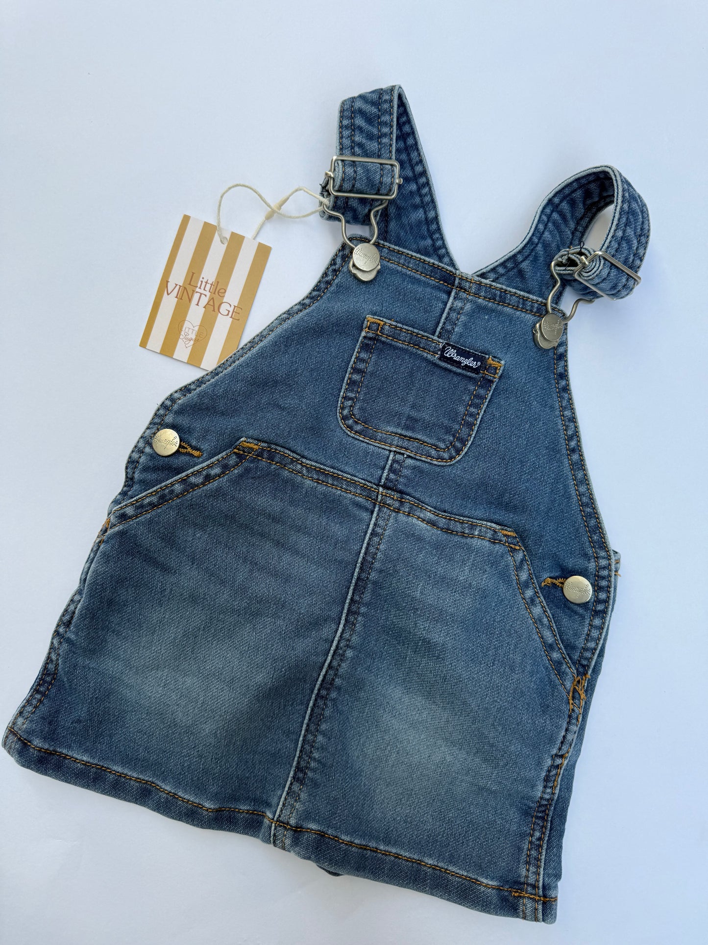 Denim Wrangler Dress -12M