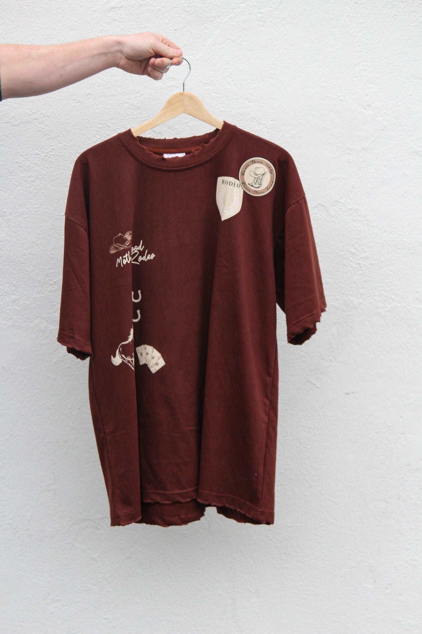 Mother Hood Rodeo Tee - Chocolate Brown