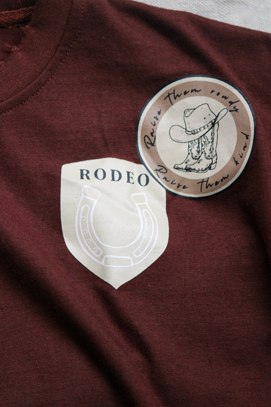 Mother Hood Rodeo Tee - Chocolate Brown