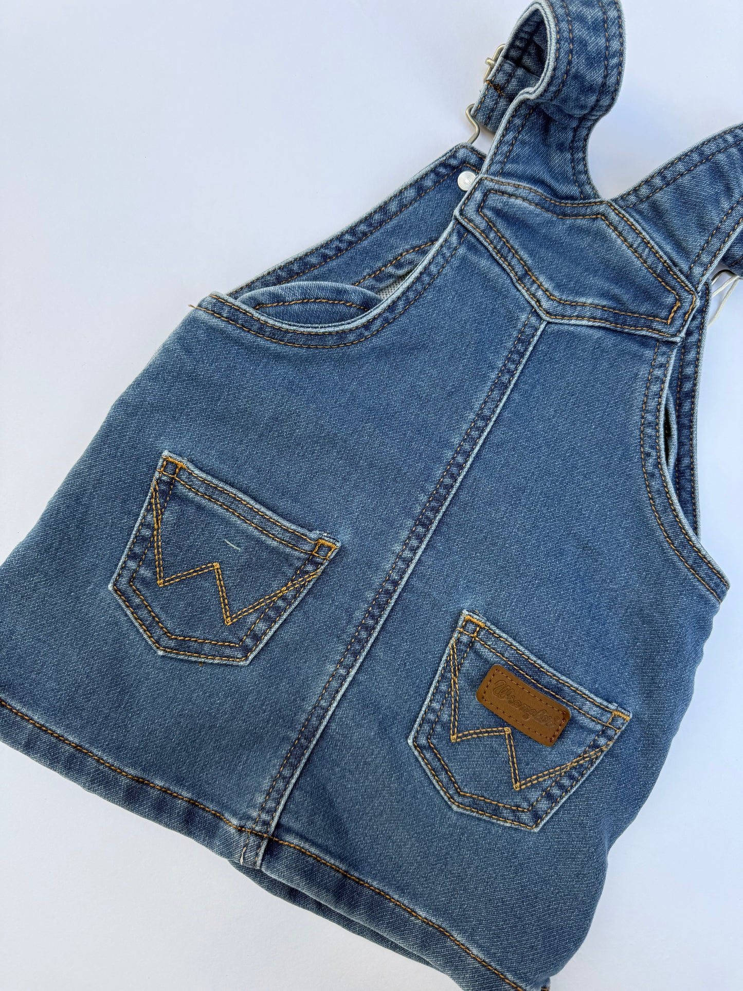 Denim Wrangler Dress -12M