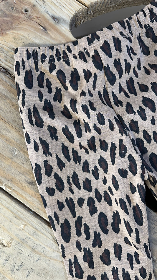 Leopard Flare Pants