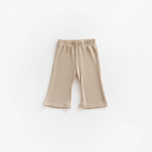 Ribbed Modal Wideleg Pant