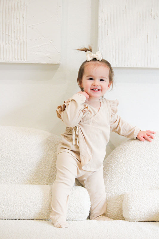 The Gracie Ribbed Set - Brown