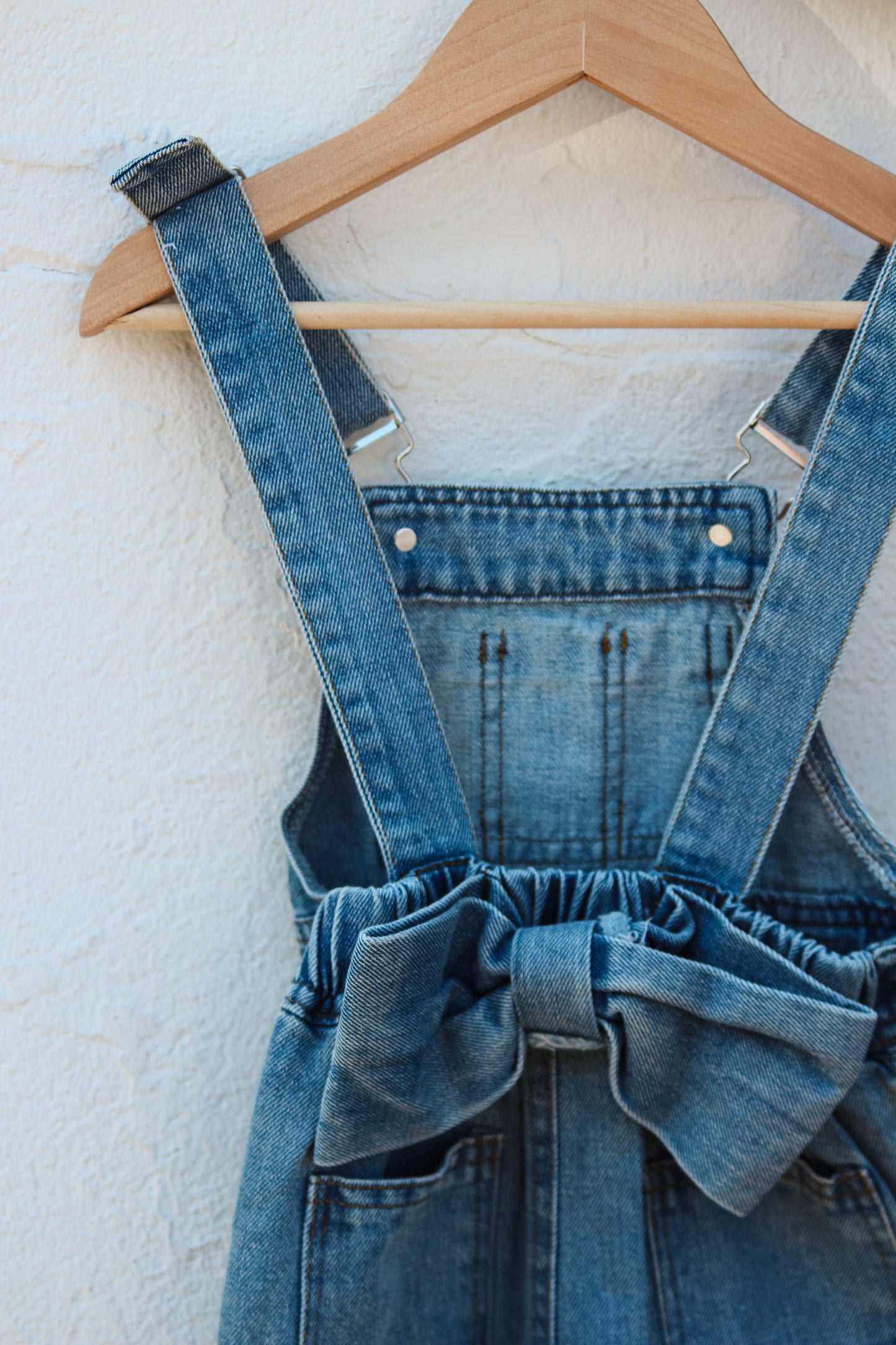 Denim Flare Overalls