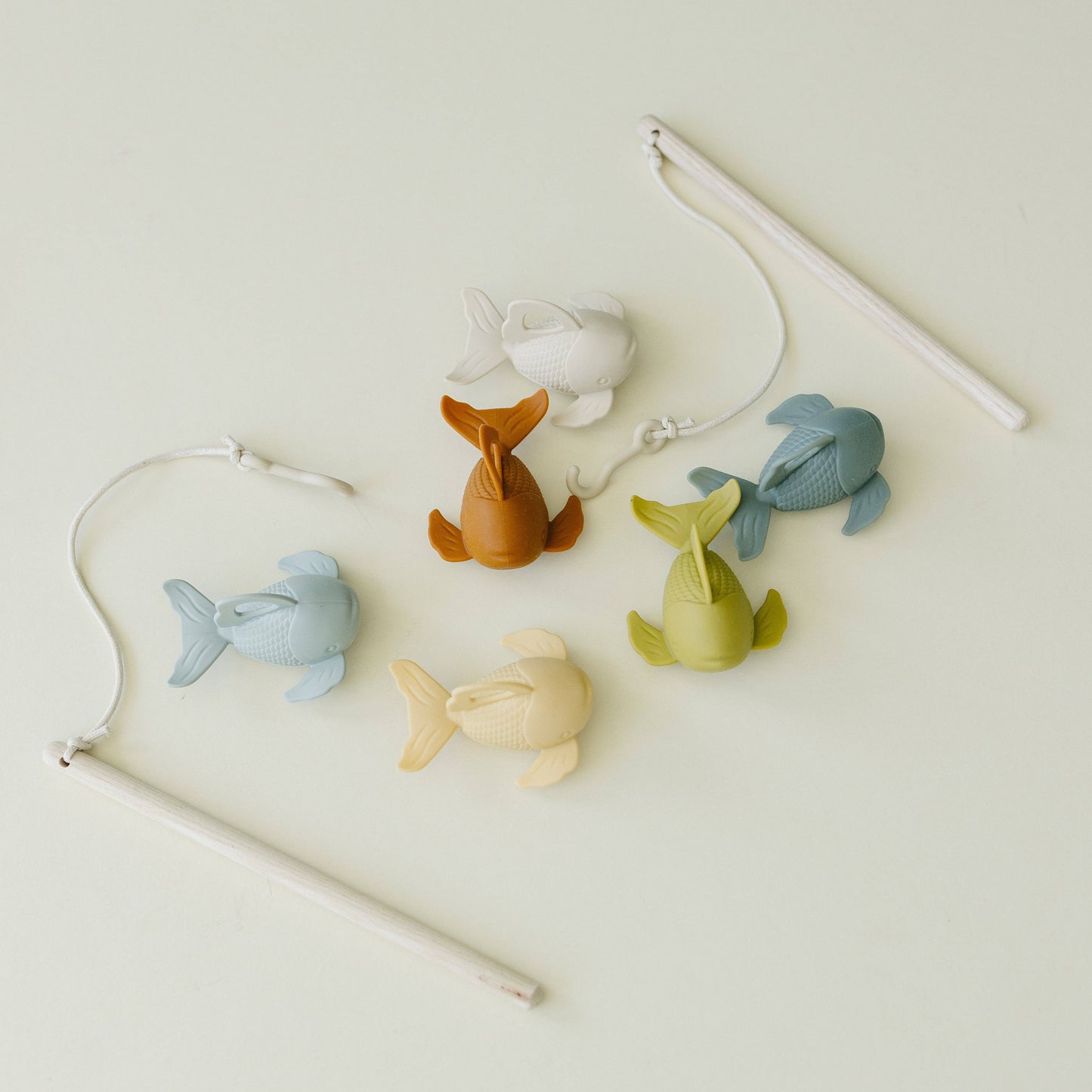 Silicone and Wood Fishing Play Set | Easter Basket Stuffer