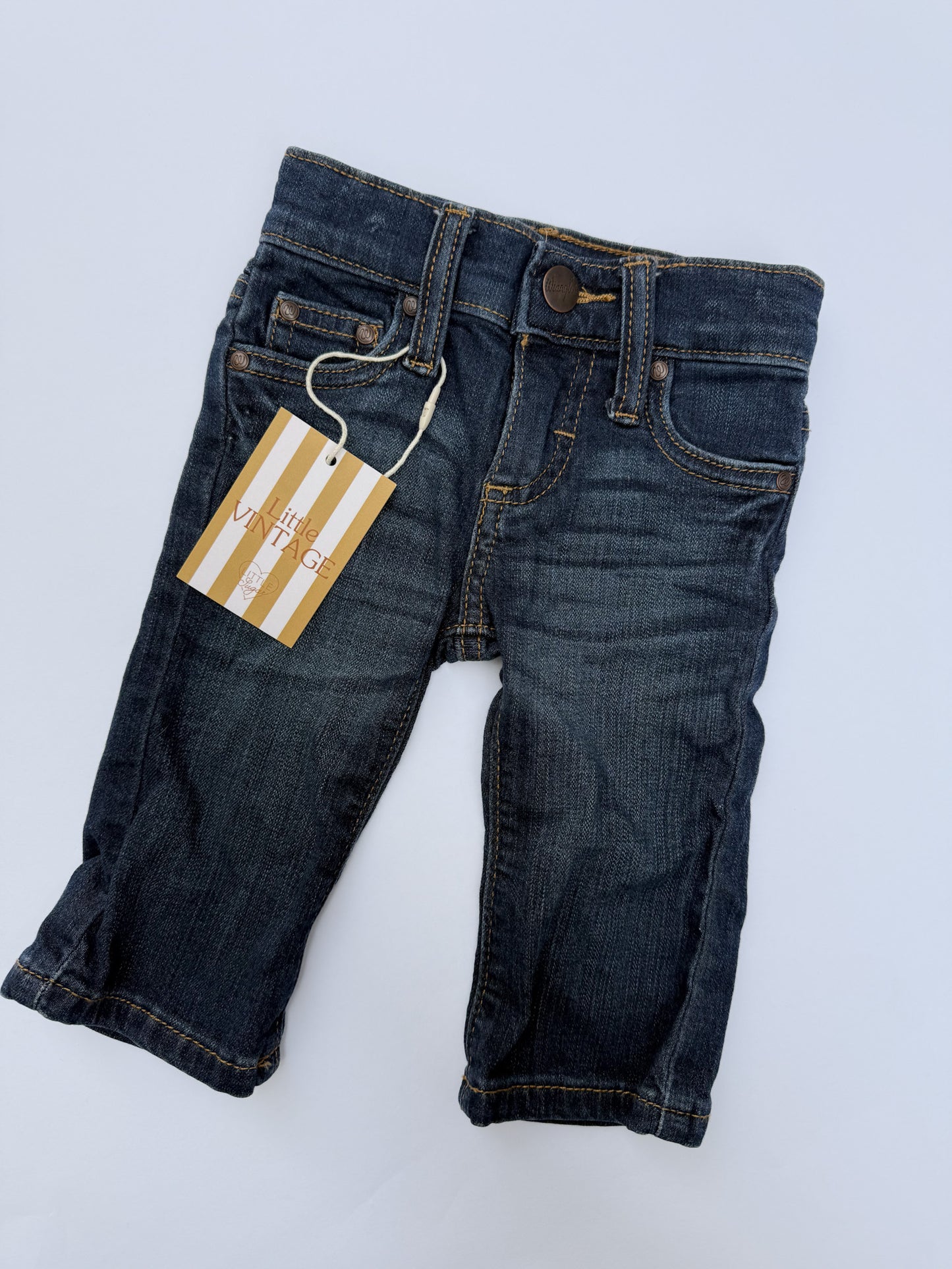 Wrangler Straight Leg Jeans - 3/6M