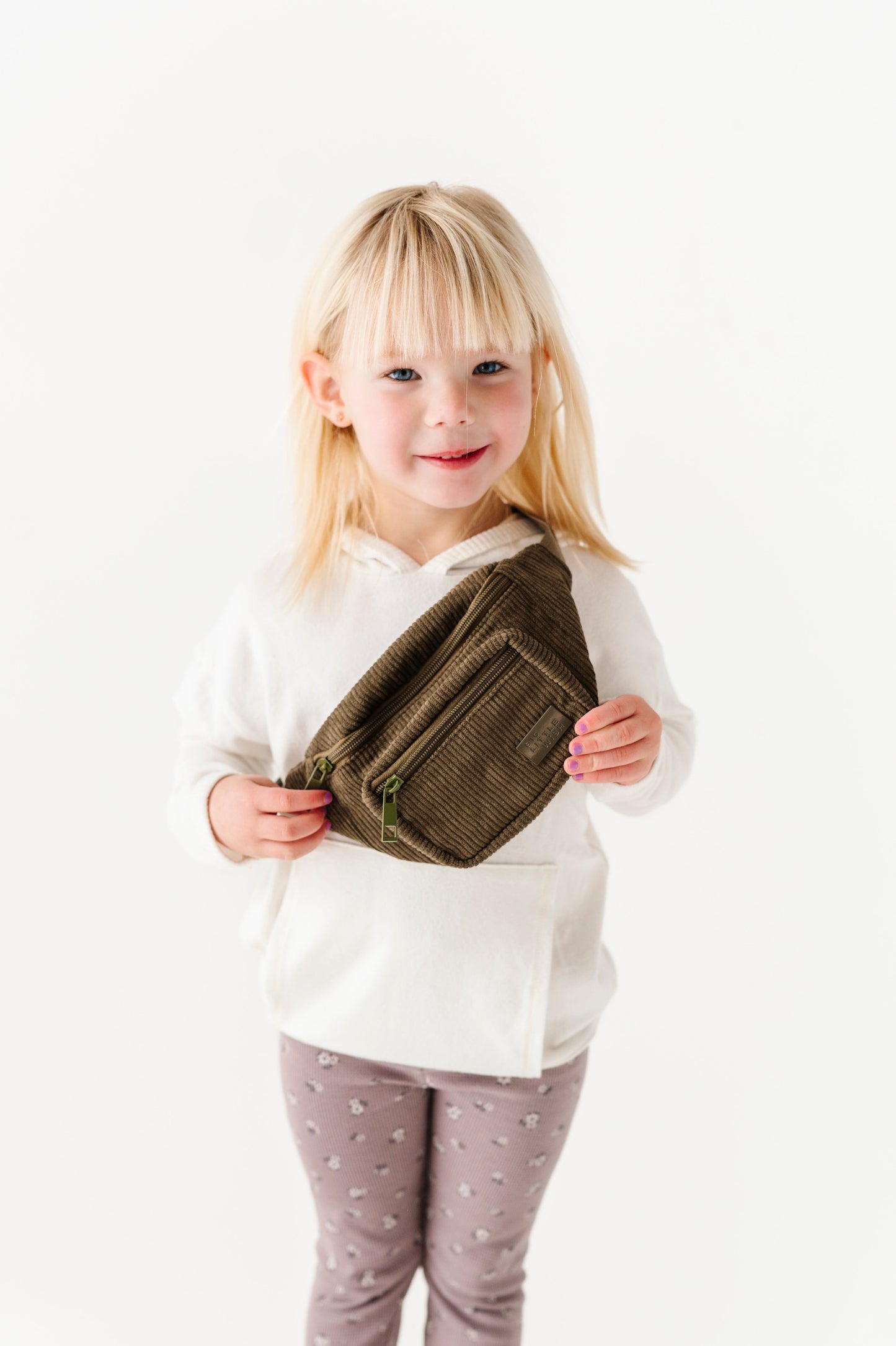 The Play Date Kids Belt Bag-  Olive Green *Drop ship