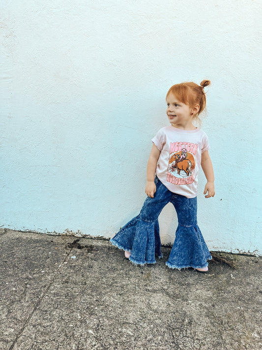 Blue Denim Bell Bottoms