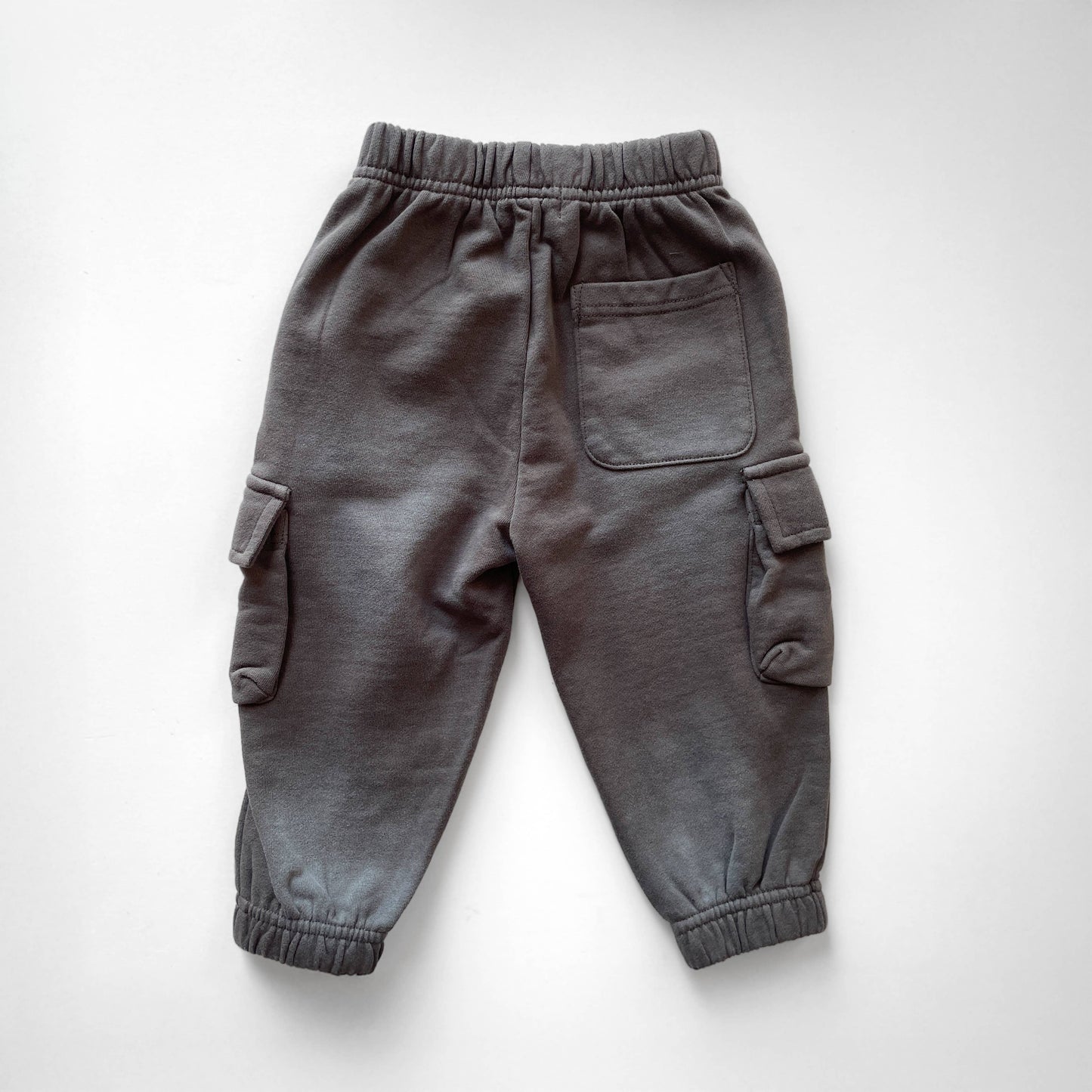 Toddler Classic Cargo Sweatpants in Stonewash