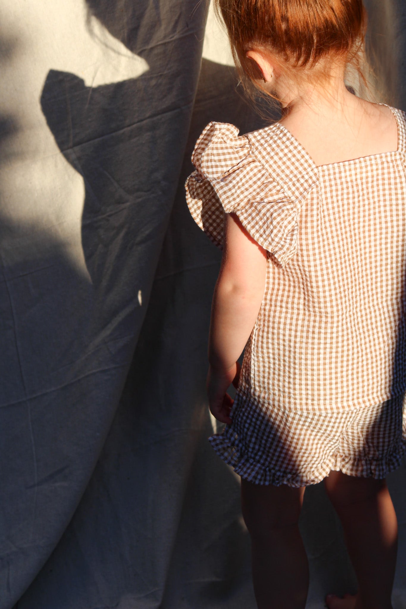The Garden Gingham Short Set