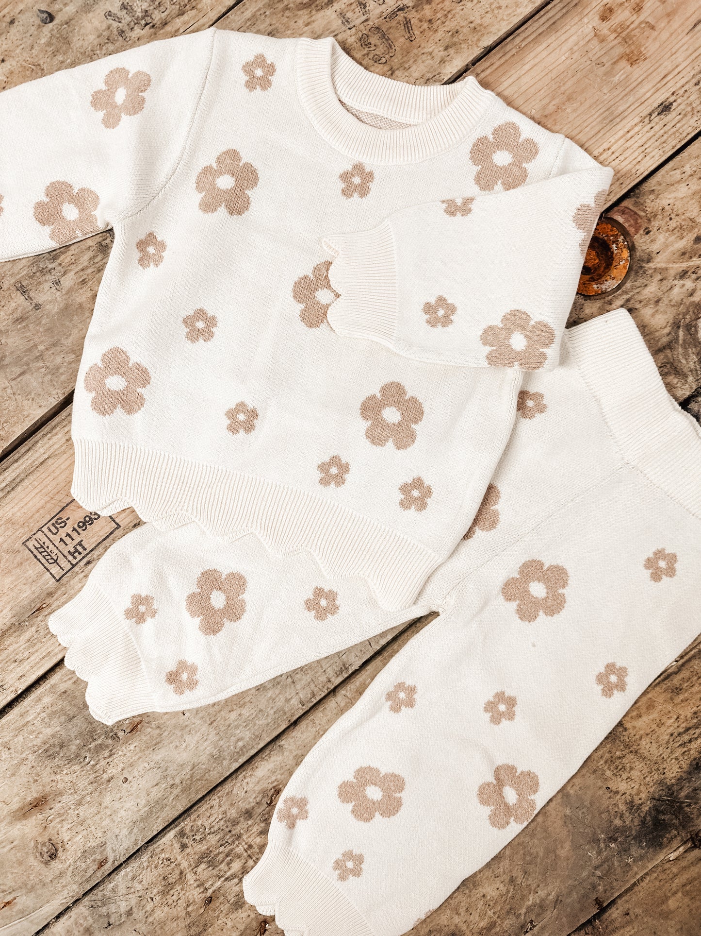 The Knit Floral Set