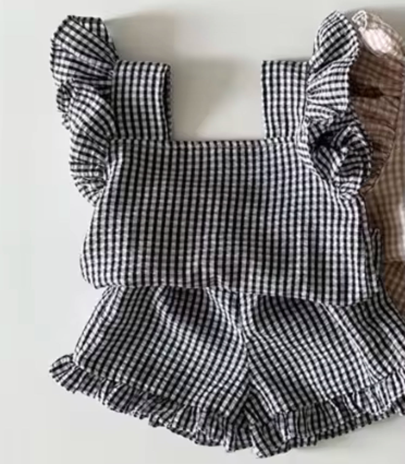 Gingham Girlies Set (black)