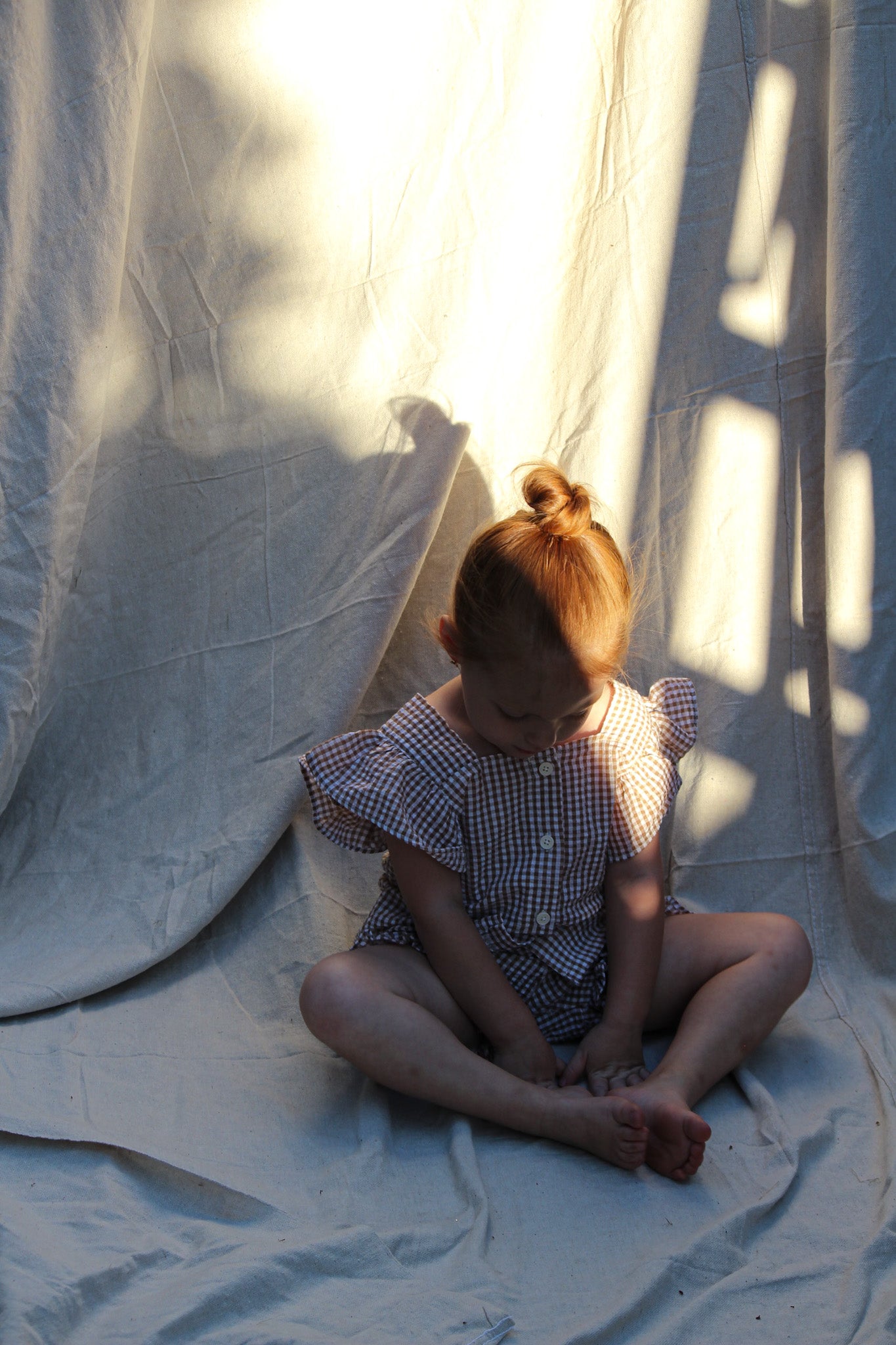 The Garden Gingham Short Set