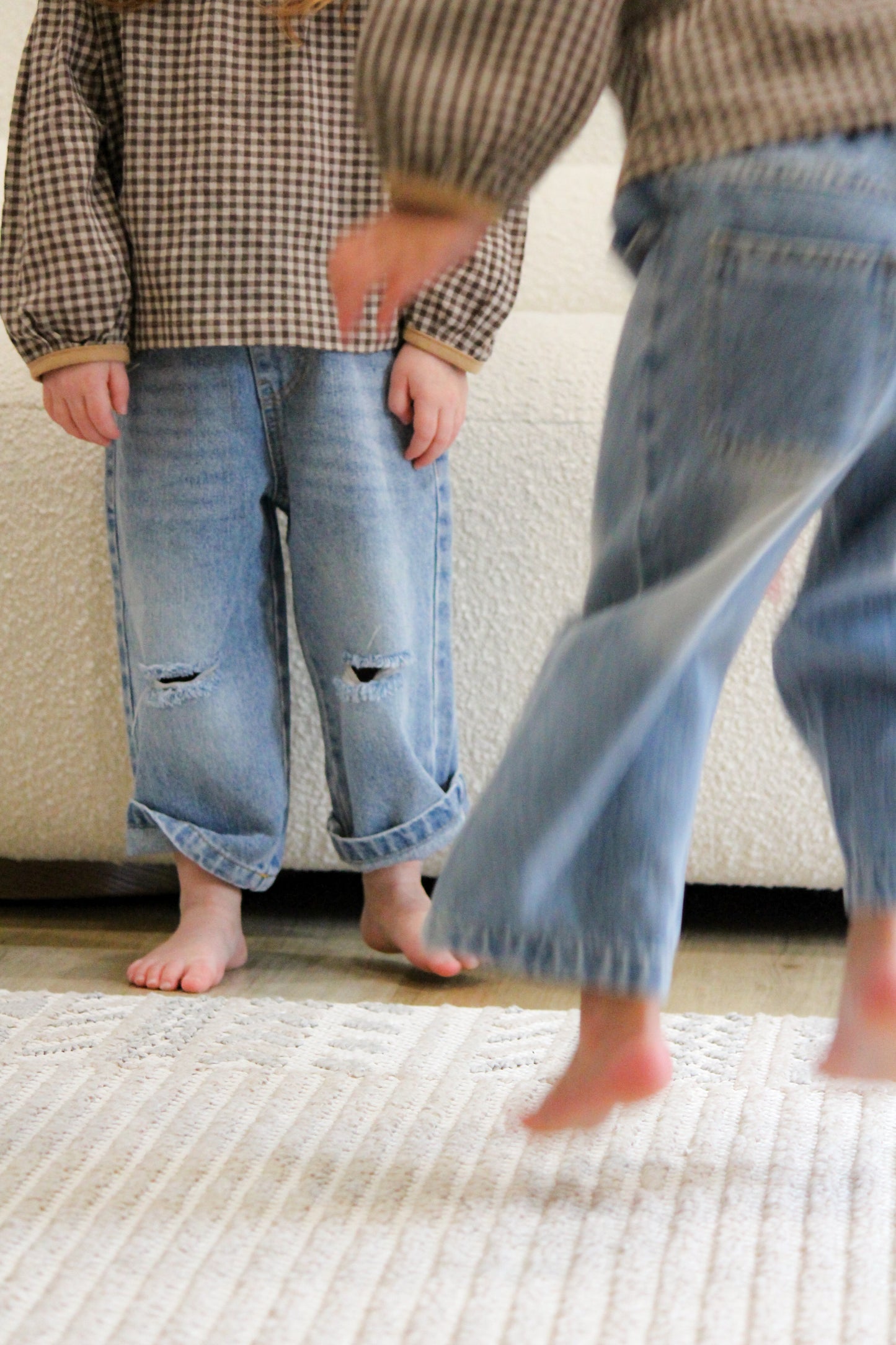 Distressed Blue Jean