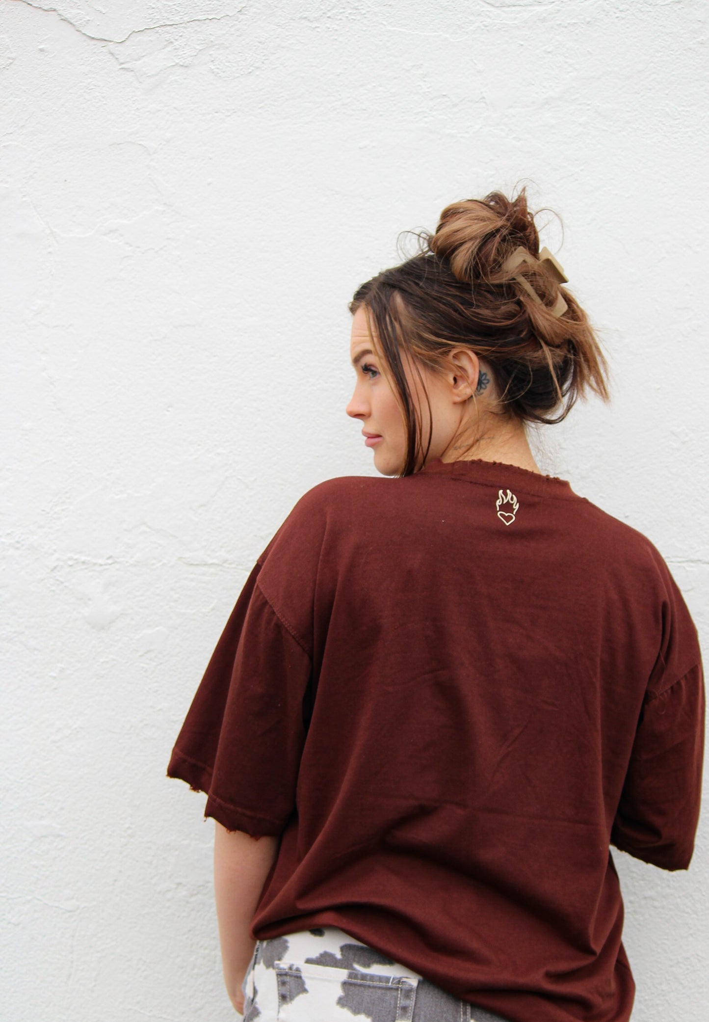 Mother Hood Rodeo Tee - Chocolate Brown