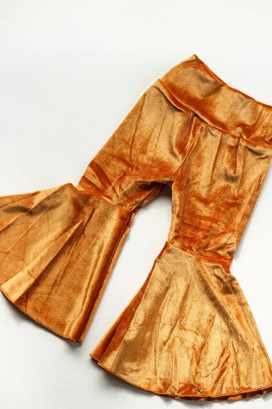 Golden Girl Velvet Bell Bottoms