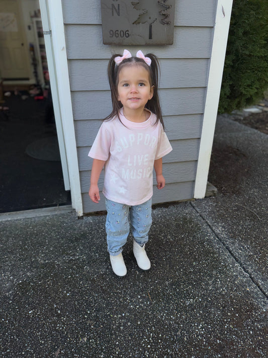 Support Live Music Tee - Boxy Fit